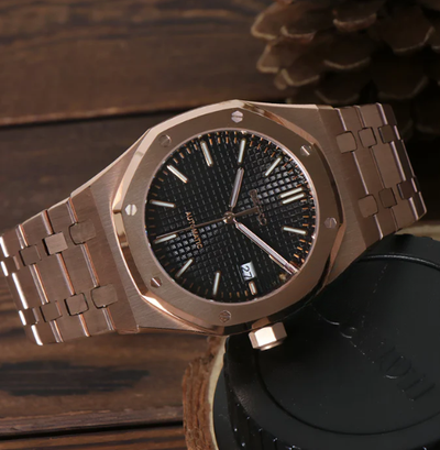 ROYAL SEIKOAK ROSE GOLD BLACK