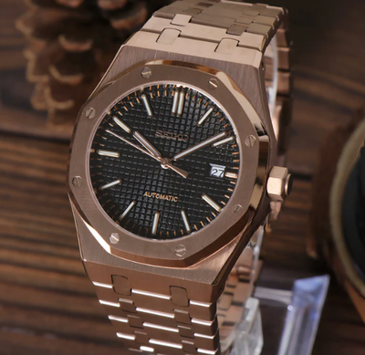 ROYAL SEIKOAK ROSE GOLD BLACK